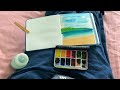 You Can Watercolor Anywhere-Plein Air, The Sofa, Even Bed