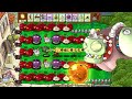 Plants vs Zombies Hack - 1 Gatling Pea Tall Nut vs All Zombie PVZ