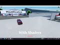 Testing Without Shaders And With Shaders