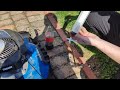 Kako izvući ulje iz kosilice...  how to pull out old oil from mower... review and test