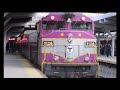 Amtrak And MBTA trains at Boston North Station | Wrap cars, Meets and more!