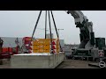 W. Biedenbach WABI-K.300 testing up to 125 tons - Largest knuckleboom crane