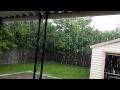 Hail storm in Flint, MI 06-17-2013