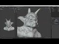 Monster Head Sculpt In Blender | Speed Sculpt