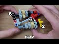Basic Arithmetic using Lego Gears