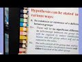 Null Hypothesis (Ho) | Alternative Hypothesis (Ha)