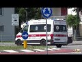 [DOUBLE SIREN] Ambulanza Croce Rossa Italiana Vicenza - Italian Red Cross ambulance responding code3