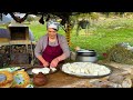 Homemade Food Cooked In The Mountain Village Of Azerbaijan! Always Delicious And Calm