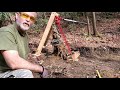 Dad removing a stump with a Hi Lift Jack/Farm Jack