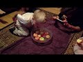 Busy Boy Bobbing for Apples