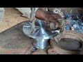 How Ingenious Man Made Truck Trailer Fifth Wheel King Pin Old & Rusted Iron Round Bar