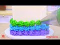 Delicious Rainbow Butter Cream Cake🌈1000+ Miniature Rainbow Cake Recipe🌞Best Of Rainbow Cake Ideas