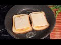 This is how my grandmother always made bread and eggs for me! Sandwiches in minutes