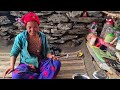 Simple Nepali rural village in mountain | Nepali Mountain Lifestyle In Yak Shed | Hardworking Life
