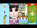 My Talking Tom vs Talking Tom Cake Jump - My Talking Tom 2 vs My Talking Angela Gameplay