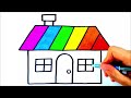 HOW TO DRAW A HOUSE EASY STEP BY STEP