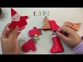 How to fold an Origami Santa Boots and Gloves.🎅折り紙サンタクロースブーツと手袋🎄🎅origami boots and gloves👢