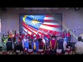 KLPD and HyperBrass performing the national anthem (Negaraku)