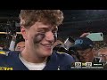 Jim Harbaugh after reaching the National Championship: Blake Corum made it happen!