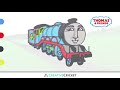 Thomas and Friends Surprise Eggs ♦ Learn Colors and Numbers ♦ Animated Toy Trains for Kids
