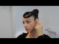 Swirl Ballroom Hairstyle | High Bun