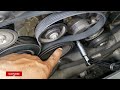 How To Change The Serpentine Belt Mercedes c300 2008-2014 and diagram.