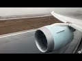 Air Canada Boeing 787-9 Dreamliner Wet and Rainy Takeoff from Toronto Pearson | YYZ-YUL