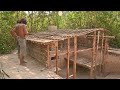 How To Build Underground Warm Wood Cabin Roof Grass In Wild 39Day, Survival Shelter House