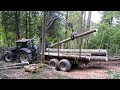 VALTRA T191H + PALMS forest trailer