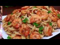 Skinny Cajun Shrimp Alfredo Pasta Recipe - Healthy Alfredo pasta