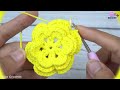 crochet flower keychain, very easy and beautiful, crochet keychain