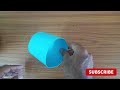 Amazing tube airplane. Pipe airplane. Easy to fold and fly circle paper plane.