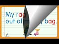 ‘ag’ Word Family Story: My Rag Doll | Learn to Read Short ‘A’ CVC Words