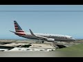 American Airlines 737 makes an Emergency landing | X-Plane 10