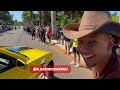 MUSTANG DEU AULA NA SAÍDA DO EVENTO