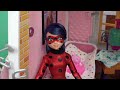 Miraculous Ladybug and Cat Noir Dolls Packing Suitcase for Vacation to Shanghai