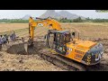 JCB JS205 Excavator Dig New Circular Well at Many Farmer’s together Own Expense