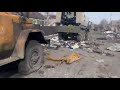 Volnovakha, Donetsk. Miembros del Batallón Azov derrotados. Graphic 🔞