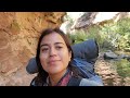 Backpacking through Oak Creek Canyon - West Fork Trail