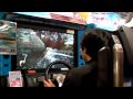 A Japanese business man playing initial D 5 and showing how it's done.