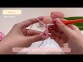 crochet heart ♡ how to crochet a heart | crochet for absolute beginner | easy crochet tiny heart