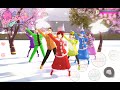 Sakura school simulator dance ♡♡♡ (Unite In The Sky) Japanese game♡