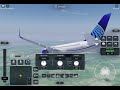 Playing PF in a United B757