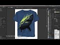 Shark graphic time lapse