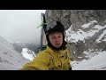 Skiing the Commonwealth Couloir
