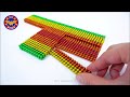 DIY - How to make a beautiful house with a slide and windmill for hamsters from magnetic balls