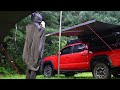 $9,900 Full-Automatic Tent Trailer Camping in the Rain ☔ Awesome 3 Second Setup Awning