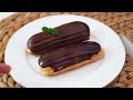 The Best Tasty Dessert ! Crispy and Creamy! Easy Eclair recipe