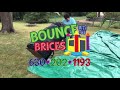 How to fold a castle bounce house