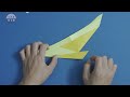 Best Paper Airplane Elrang Hang Glider！Flight Control Is Too Difficult！【Paper Feijun】